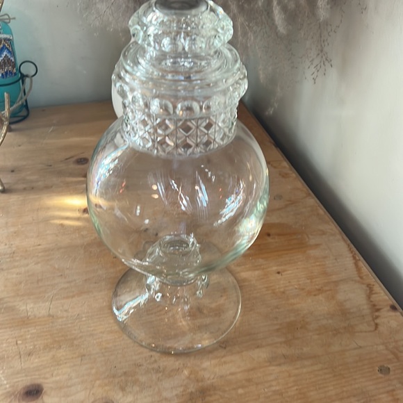 Antique Tiffin Dakota Crystal Apothecary Jar - Picture 5 of 11